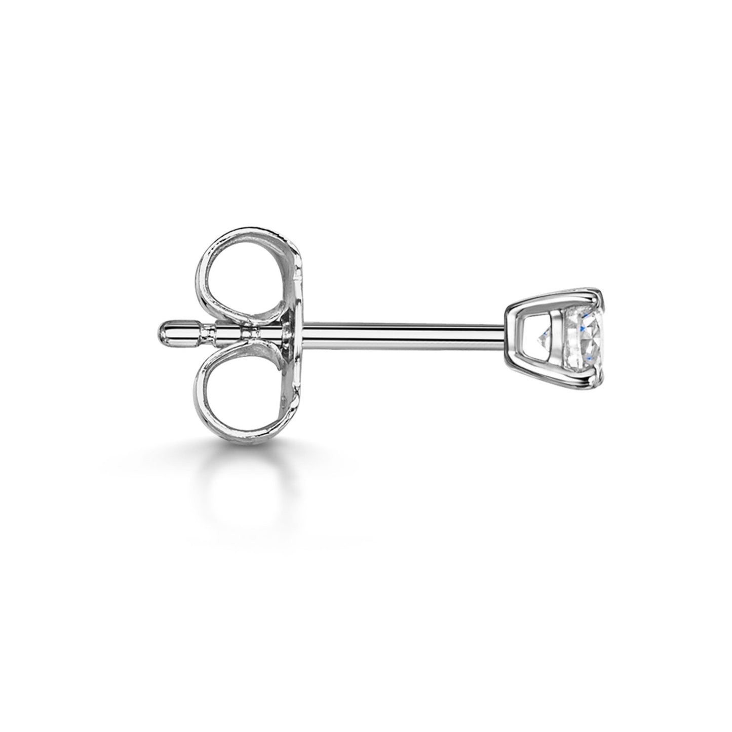 18ct White Gold Diamond Stud Earrings 0.25ct simple Pursuit