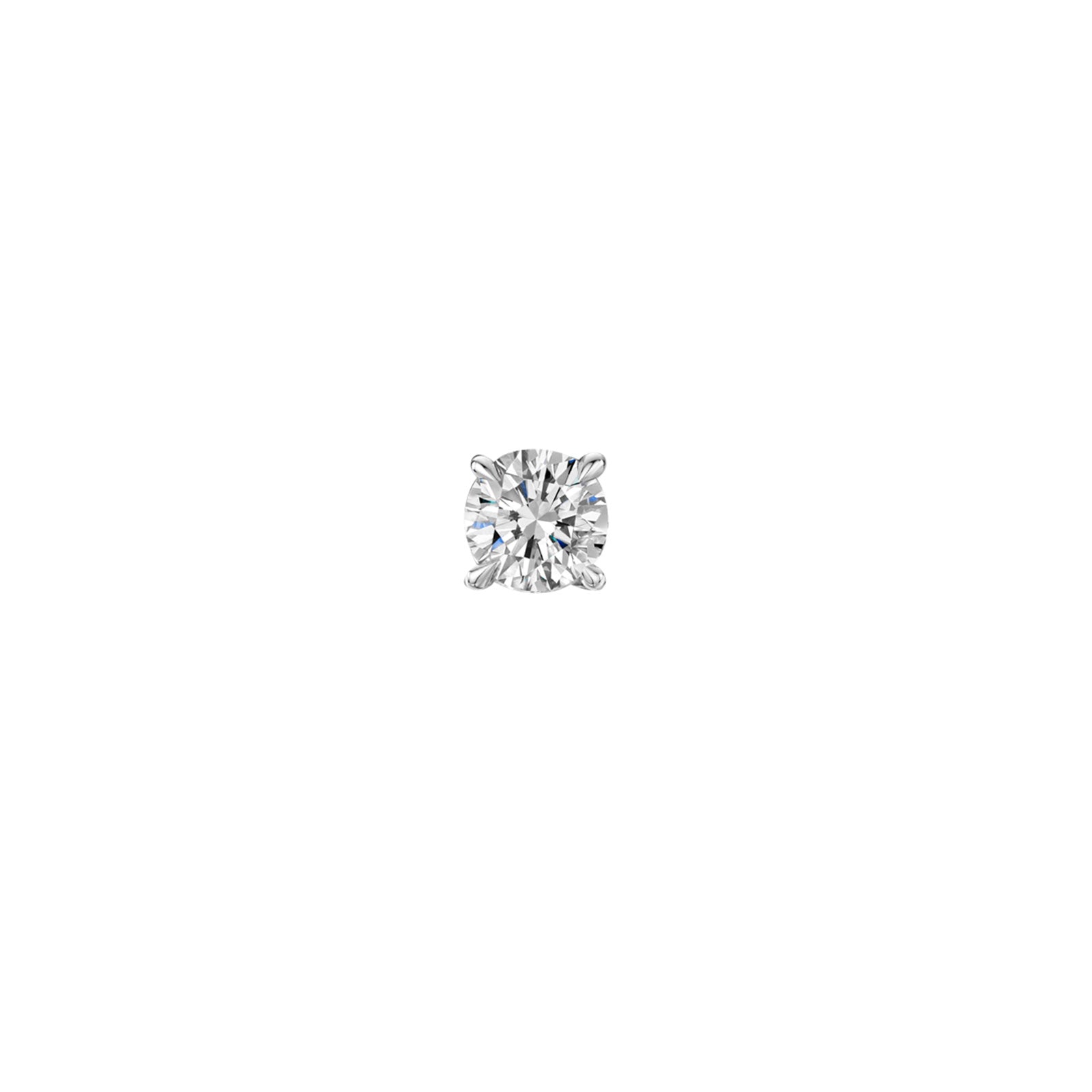 18ct White Gold Diamond Stud Earrings 0.25ct simple Pursuit