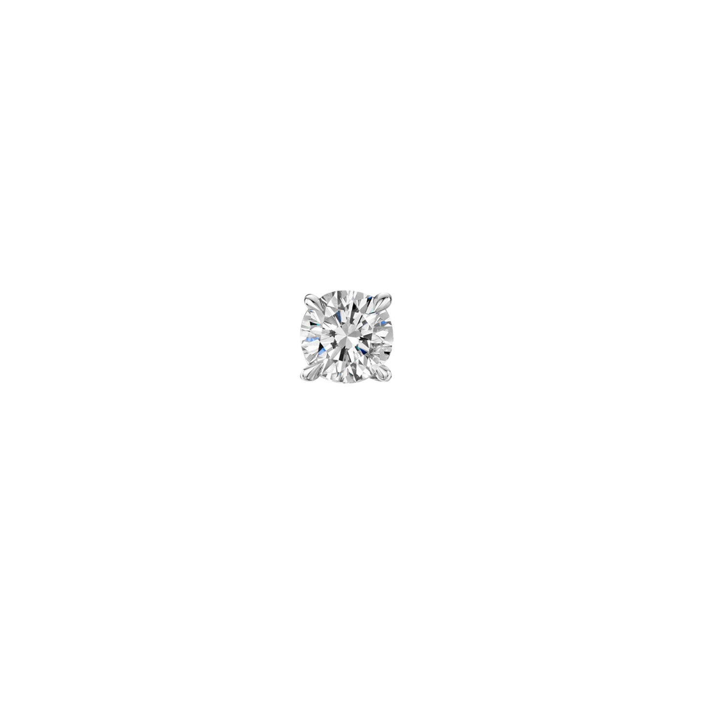 18ct White Gold Diamond Stud Earrings 0.25ct simple Pursuit
