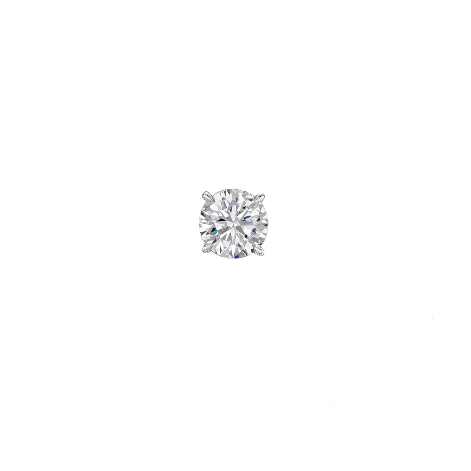 18ct White Gold Diamond Stud Earrings 0.40ct simple Pursuit