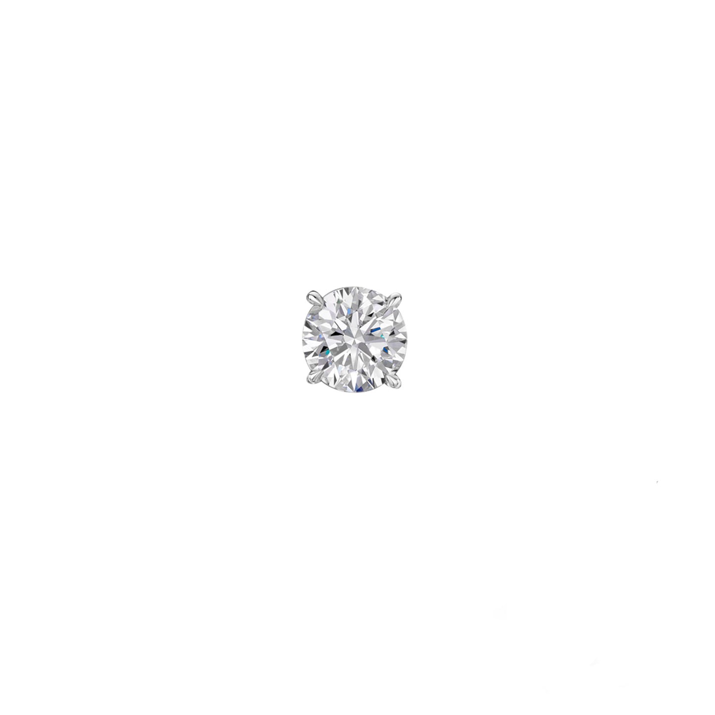 18ct White Gold Diamond Stud Earrings 0.40ct simple Pursuit