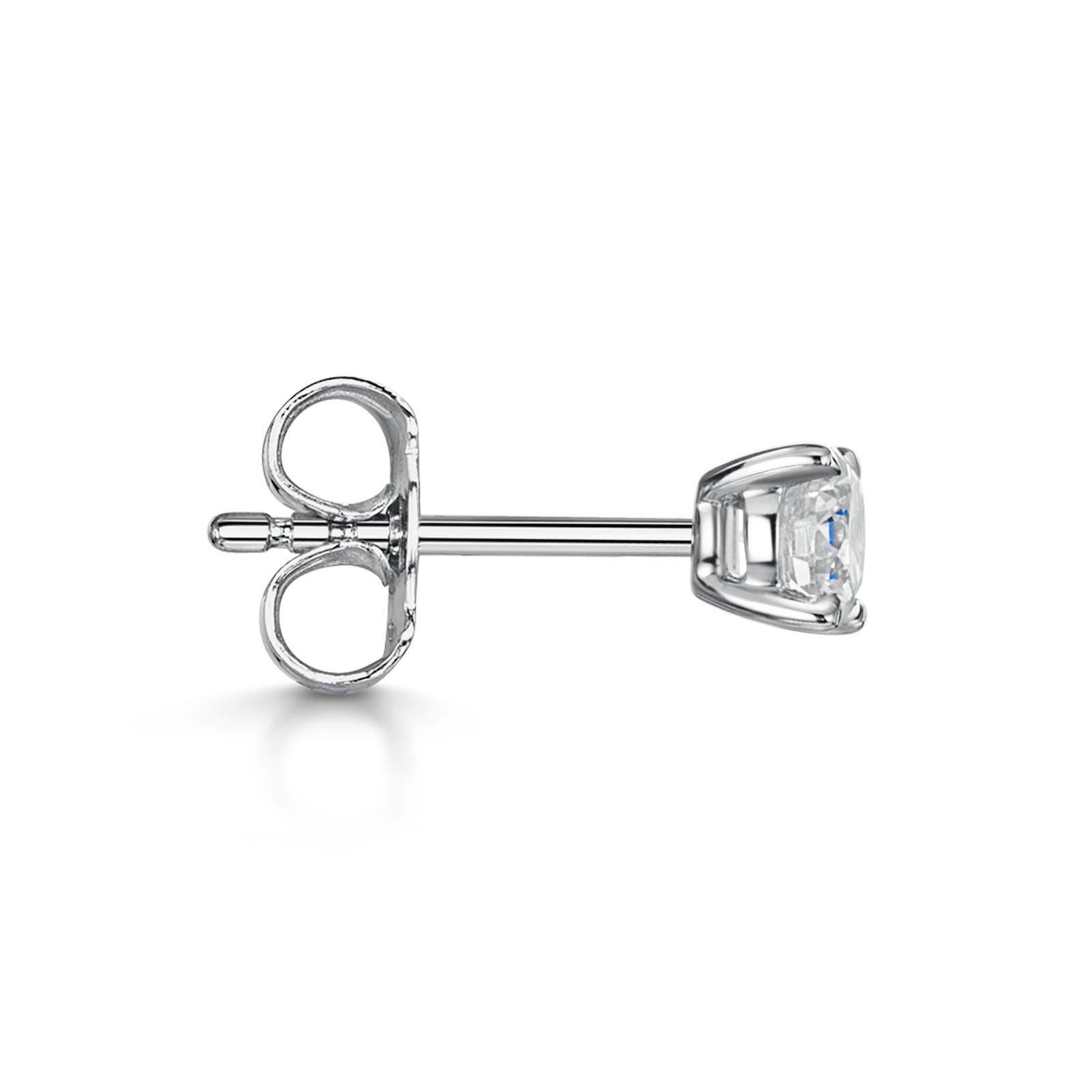 18ct White Gold Diamond Stud Earrings 0.50ct simple Pursuit