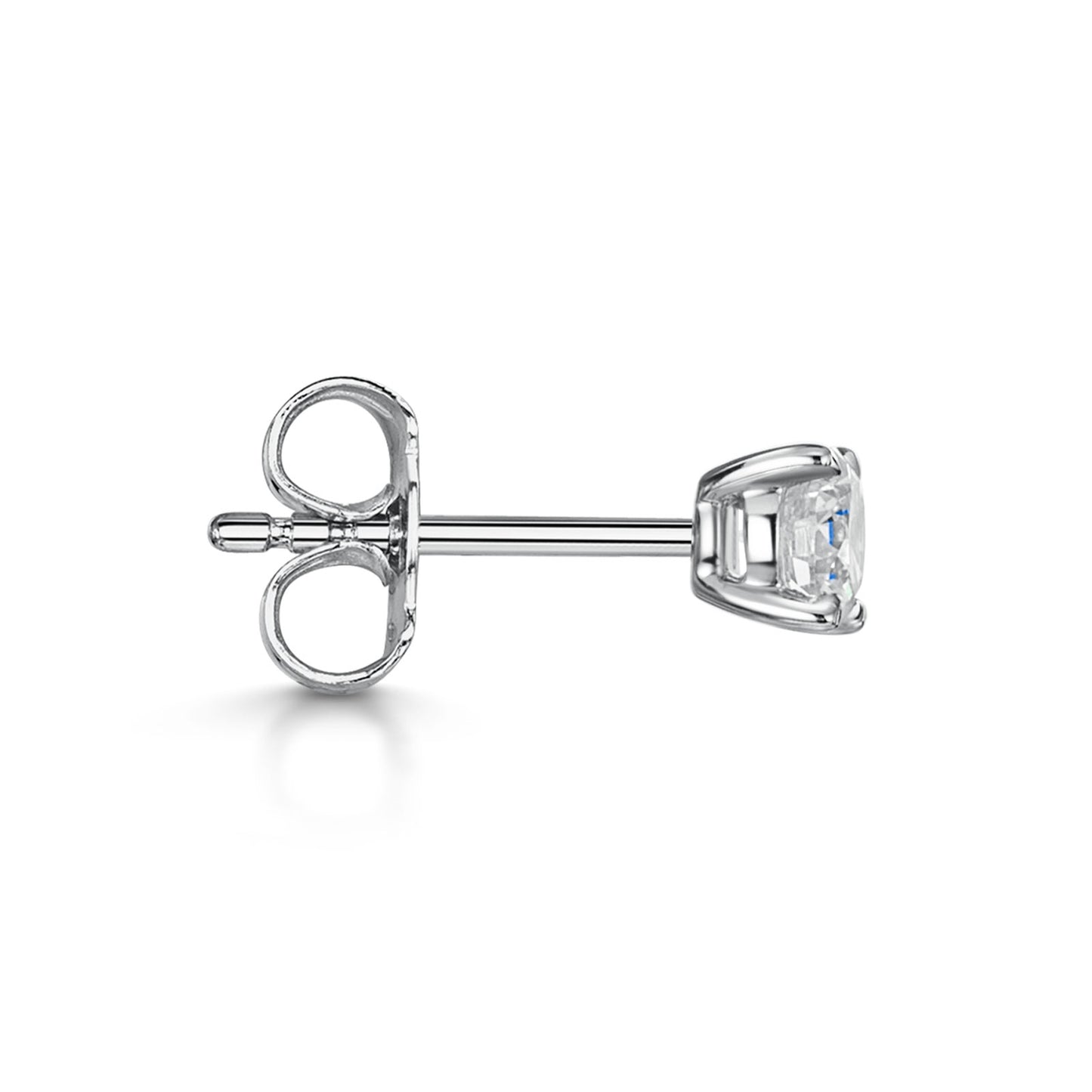 18ct White Gold Diamond Stud Earrings 0.50ct simple Pursuit