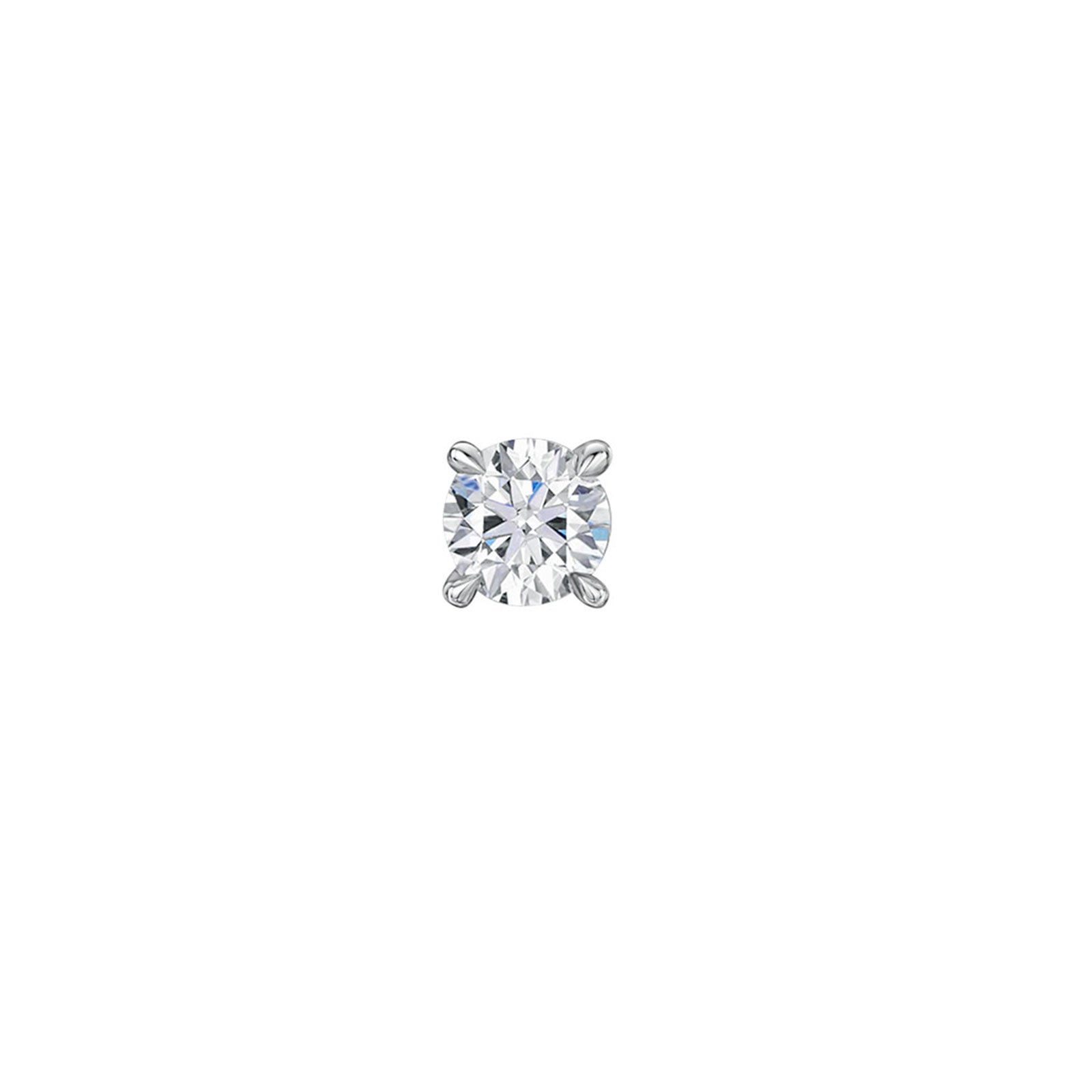 18ct White Gold Diamond Stud Earrings 0.50ct simple Pursuit