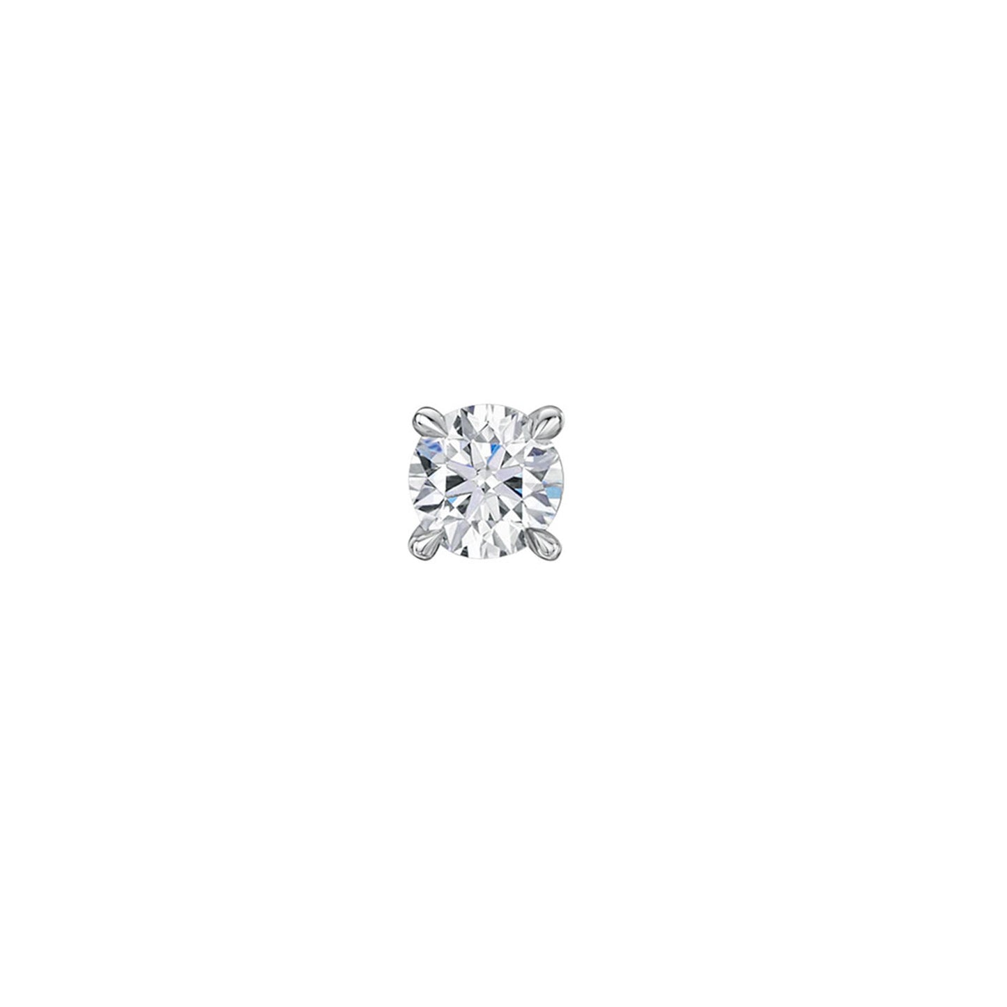 18ct White Gold Diamond Stud Earrings 0.50ct simple Pursuit