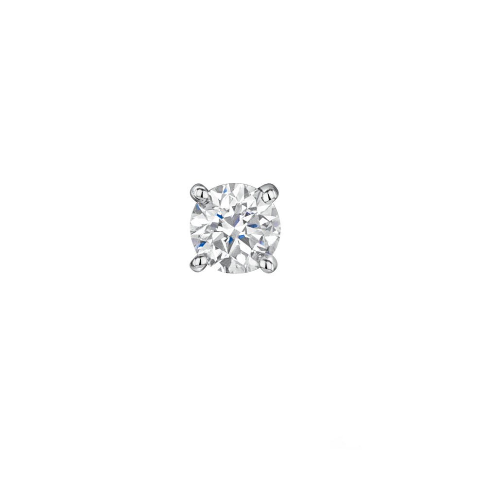 18ct White Gold Diamond Stud Earrings 0.70ct simple Pursuit