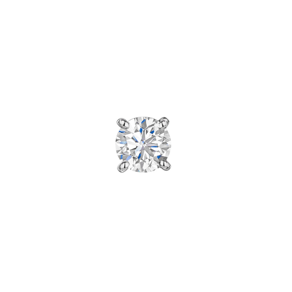 18ct White Gold Diamond Stud Earrings 0.90ct simple Pursuit