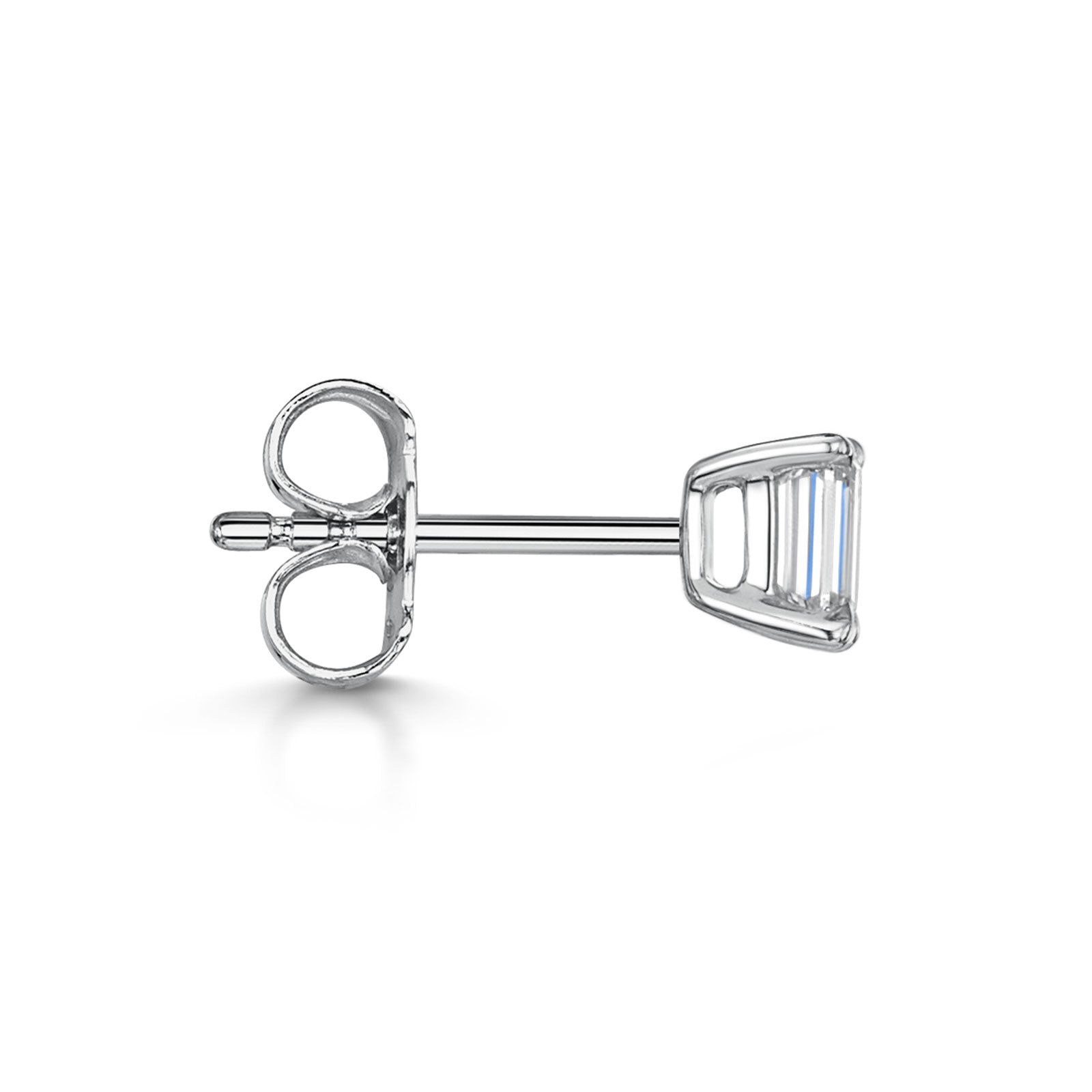 18ct White Gold Diamond Stud Earrings 0.50ct simple Pursuit