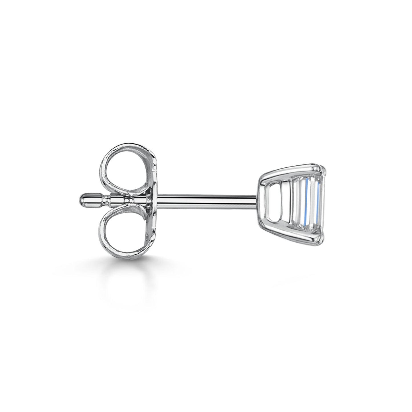 18ct White Gold Diamond Stud Earrings 0.50ct simple Pursuit