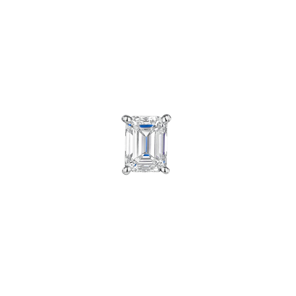 18ct White Gold Diamond Stud Earrings 0.70ct simple Pursuit