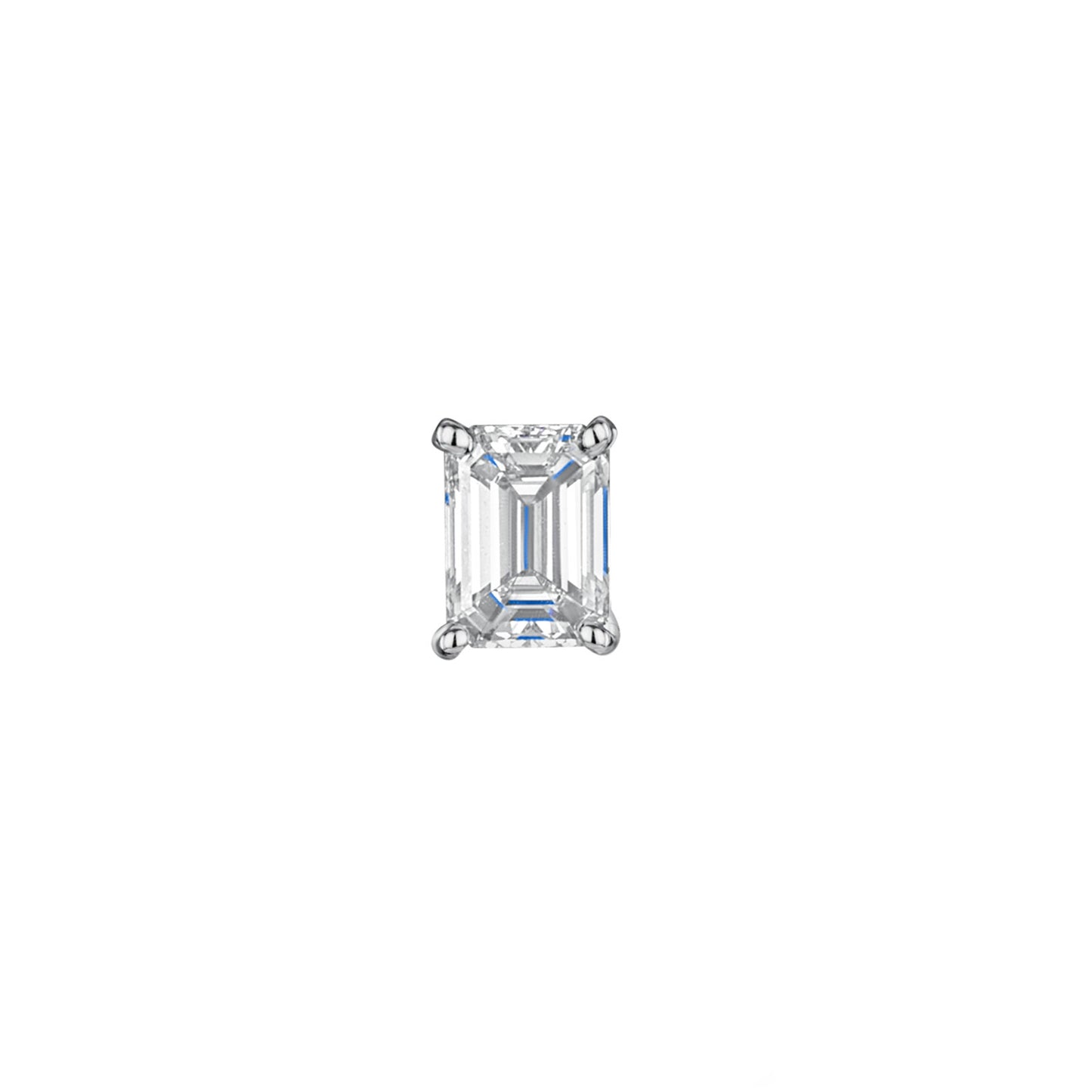 18ct White Gold Diamond Stud Earrings 1.00ct simple Pursuit