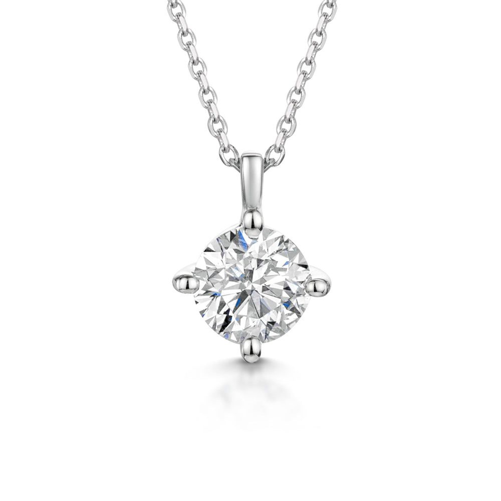 18ct White Gold Diamond Pendant 0.70ct simple Pursuit