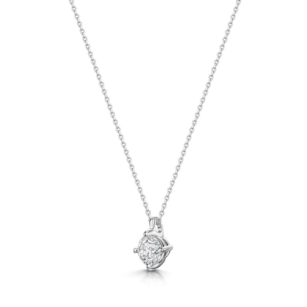 18ct White Gold Diamond Pendant 0.70ct simple Pursuit