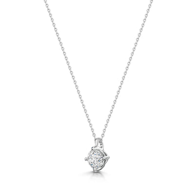 18ct White Gold Diamond Pendant 0.70ct simple Pursuit