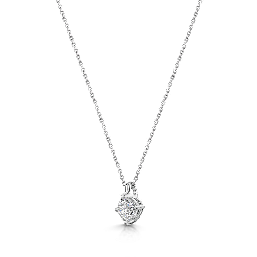 18ct White Gold Diamond Pendant 0.60ct simple Pursuit