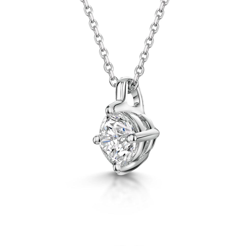 18ct White Gold Diamond Pendant 0.60ct simple Pursuit