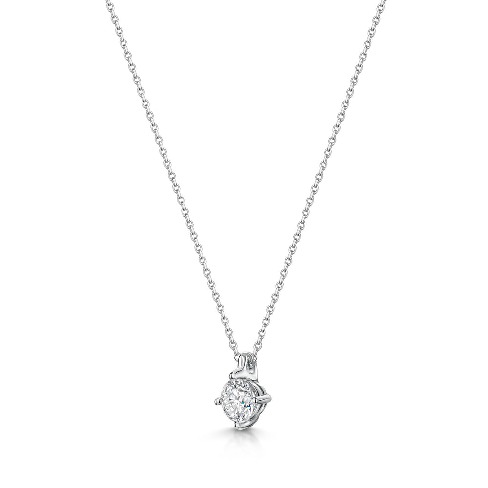 18ct White Gold Diamond Pendant 0.50ct simple Pursuit