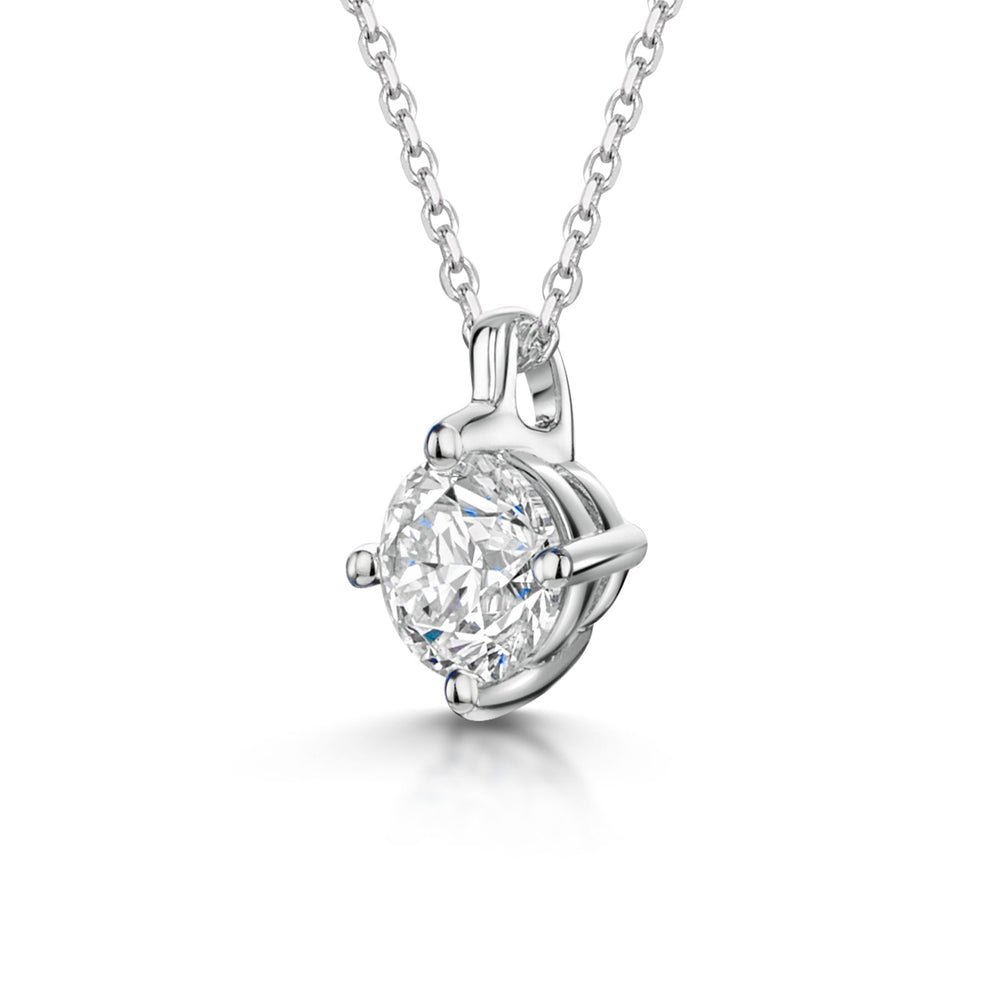 18ct White Gold Diamond Pendant 0.30ct simple Pursuit