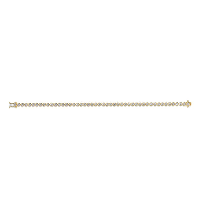 18ct Yellow Gold Diamond Tennis Bracelet simple Pursuit