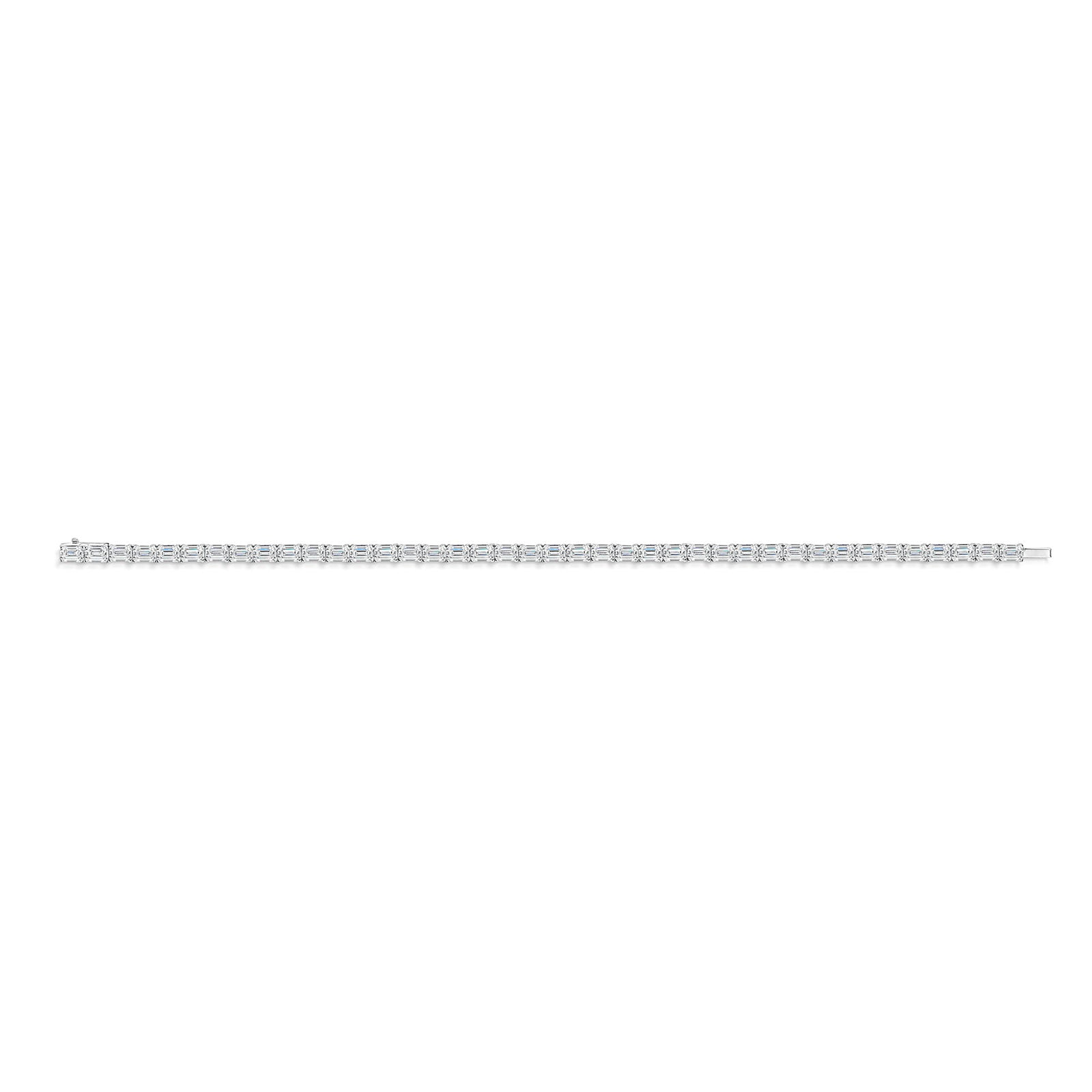 18ct White Gold Diamond Tennis Bracelet simple Pursuit