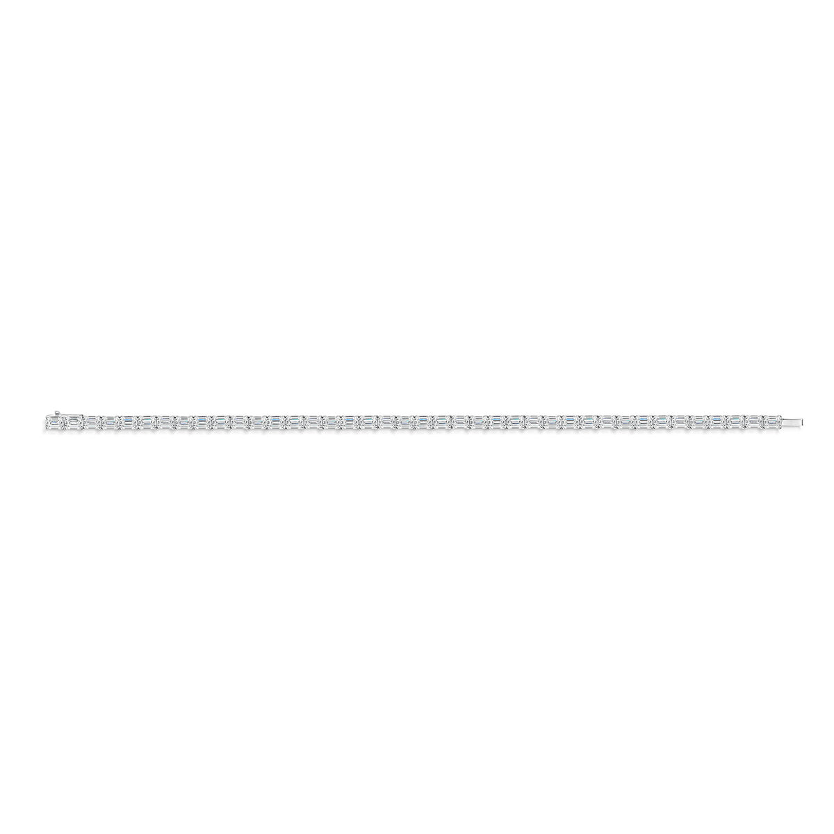 18ct White Gold Diamond Tennis Bracelet simple Pursuit
