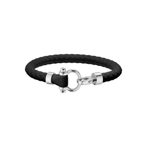 Aqua Sailing Bracelet in Steel & Black Rubber - B34STA050970 Cufflinks & Accessories Omega S  