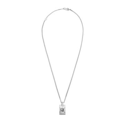 Gucci Ghost Silver Pendant Necklace simple Pursuit