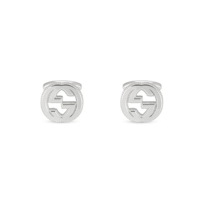 Gucci Interlocking Silver Cufflinks simple Pursuit