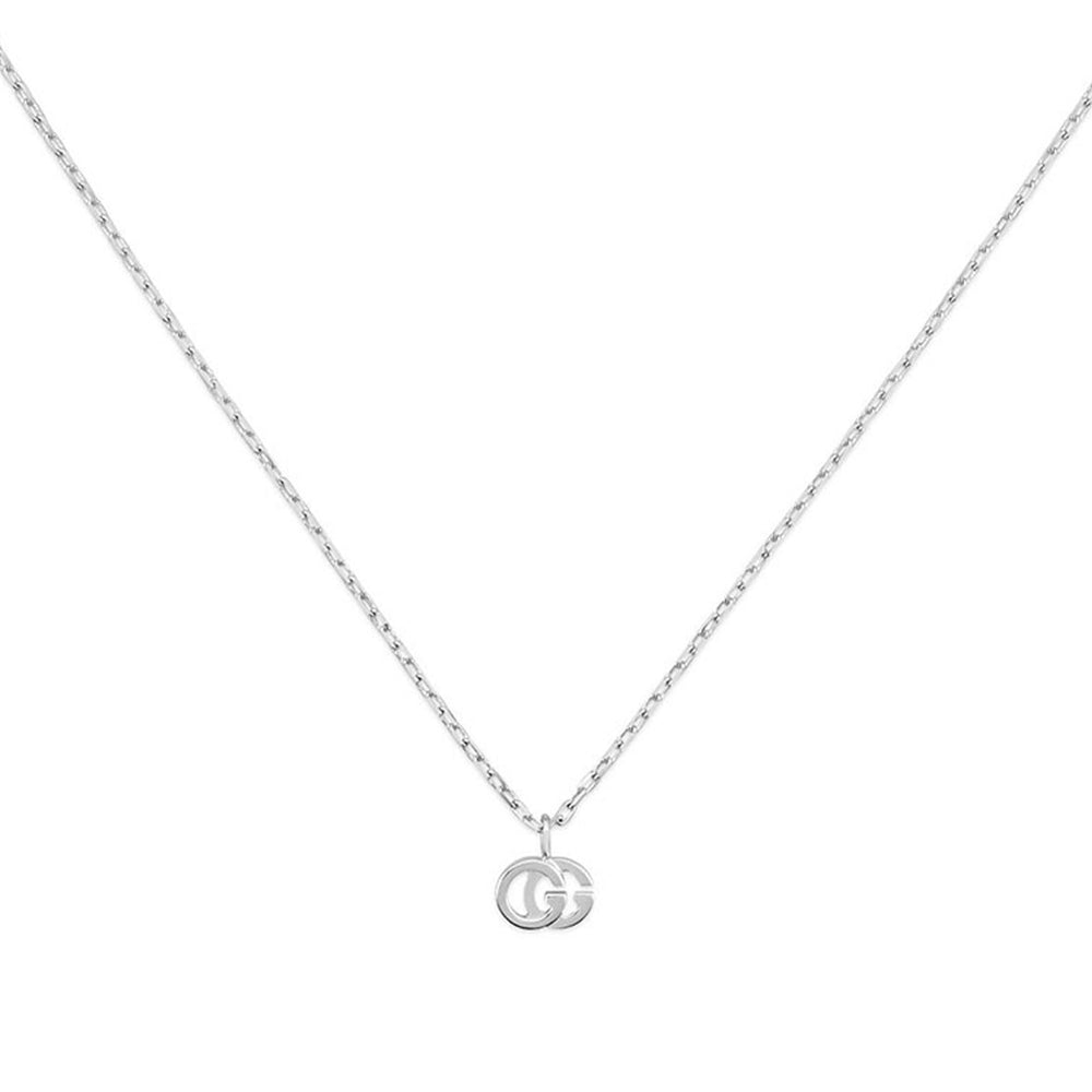 GG Running 18ct White Gold Necklace simple Pursuit
