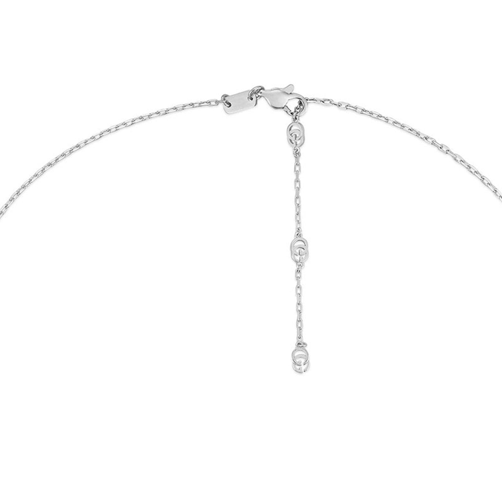 GG Running 18ct White Gold Necklace simple Pursuit