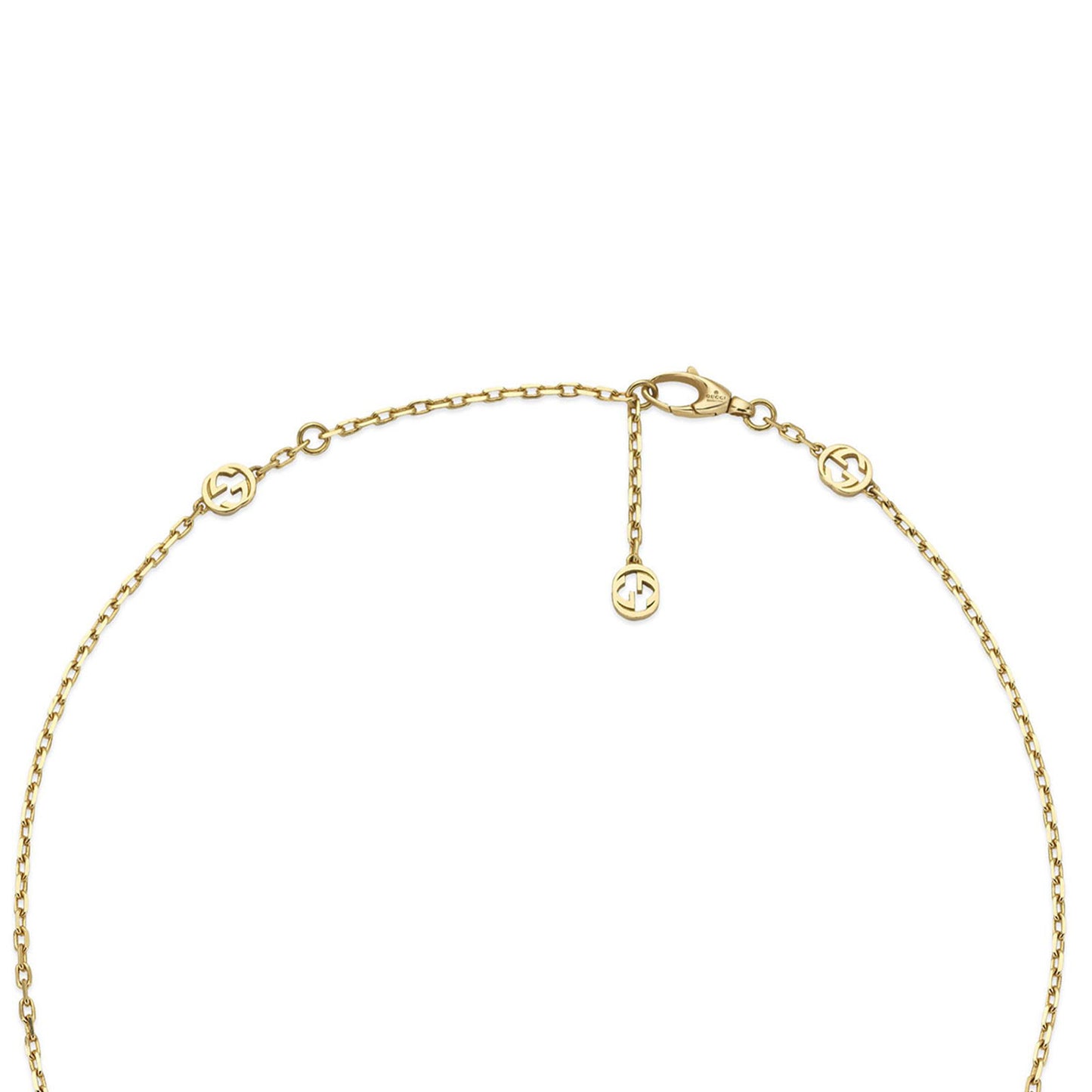 Gucci Interlocking 18ct Yellow Gold Necklace simple Pursuit