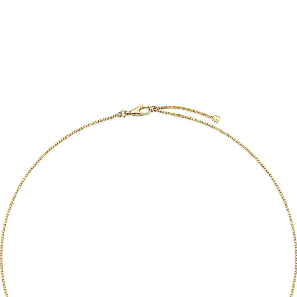 Gucci Link To Love 18ct Yellow Gold Necklace with 'Gucci' Bar simple Pursuit