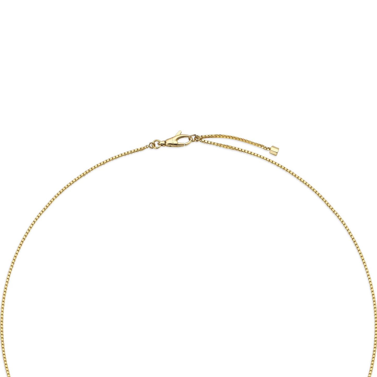 Gucci Link To Love 18ct Yellow Gold Necklace with 'Gucci' Bar simple Pursuit