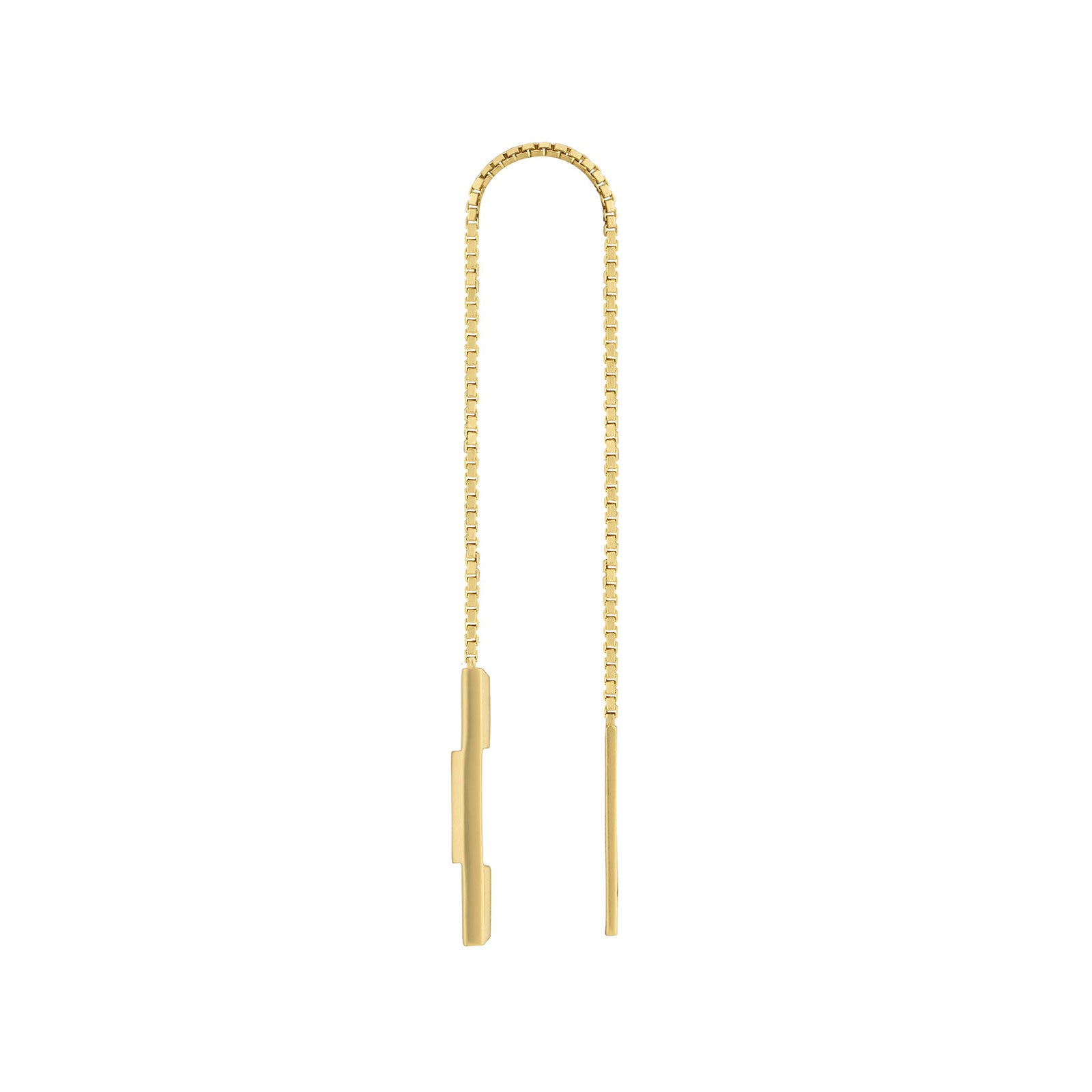Gucci Link To Love 18ct Yellow Gold Chain Earrings simple Pursuit
