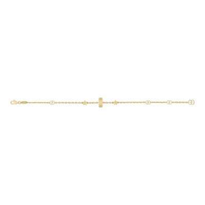 Gucci Icon 18ct Yellow Gold Star Bracelet simple Pursuit