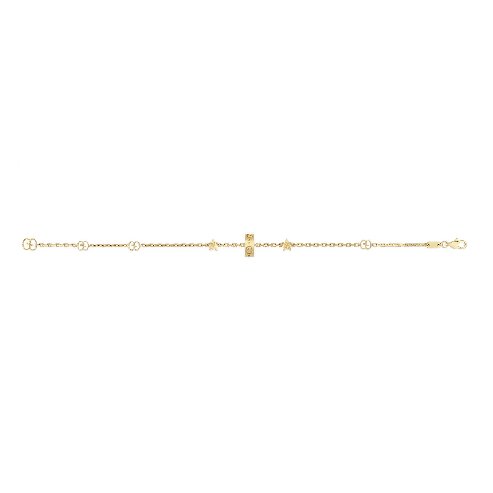 Gucci Icon 18ct Yellow Gold Star Bracelet simple Pursuit