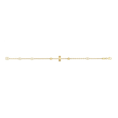 Gucci Icon 18ct Yellow Gold Star Bracelet simple Pursuit