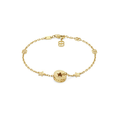 Gucci Icon 18ct Yellow Gold Star Bracelet simple Pursuit
