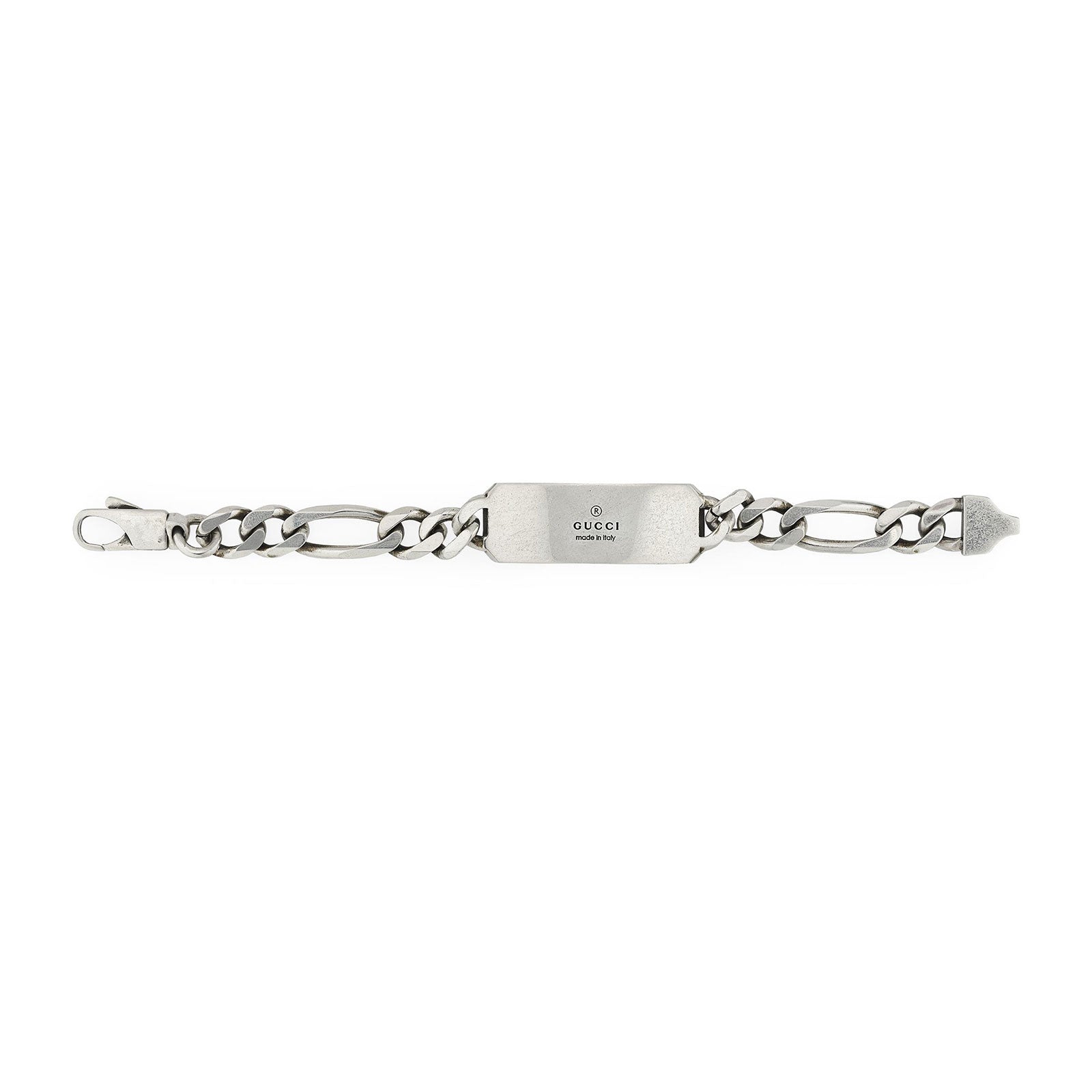 Gucci Signature Silver GG & Bee Tag Bracelet simple Pursuit