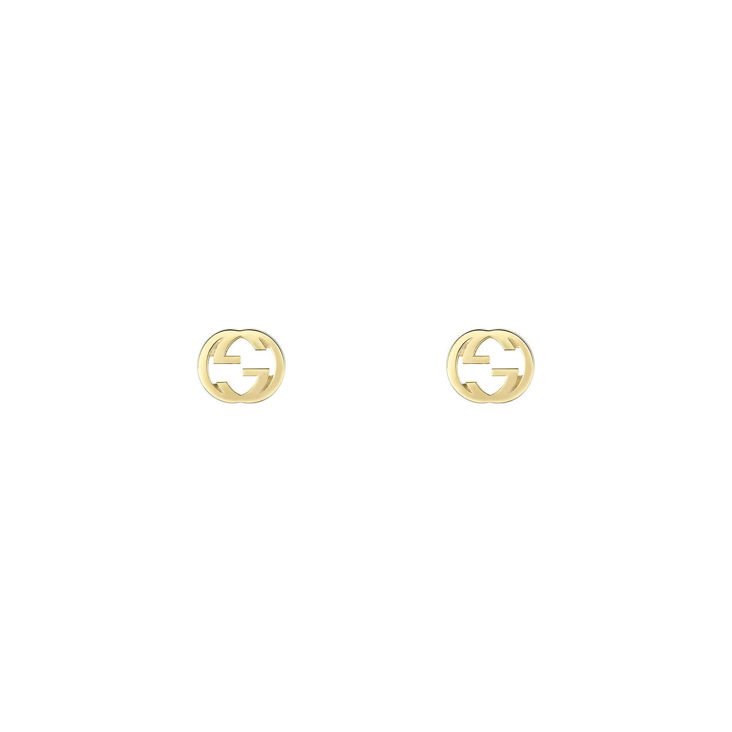 Gucci Interlocking 18ct Stud Earrings simple Pursuit