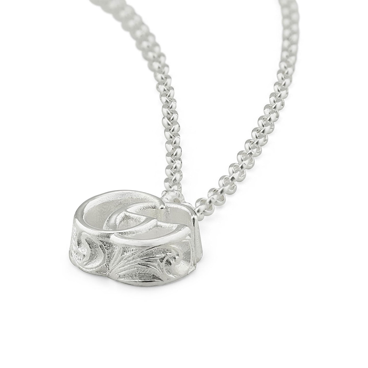 GG Marmont Silver Pendant Necklace simple Pursuit