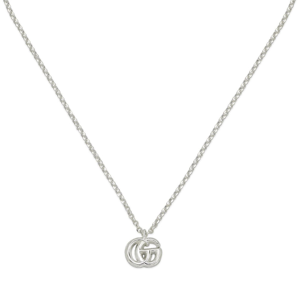 GG Marmont Silver Pendant Necklace simple Pursuit