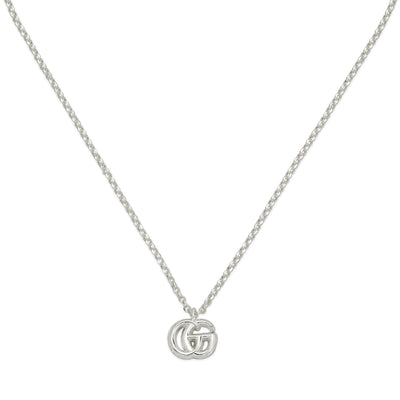 GG Marmont Silver Pendant Necklace simple Pursuit