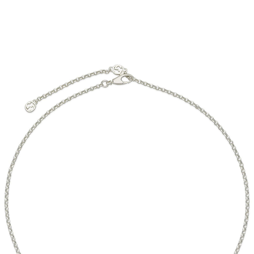 GG Marmont Silver Pendant Necklace simple Pursuit