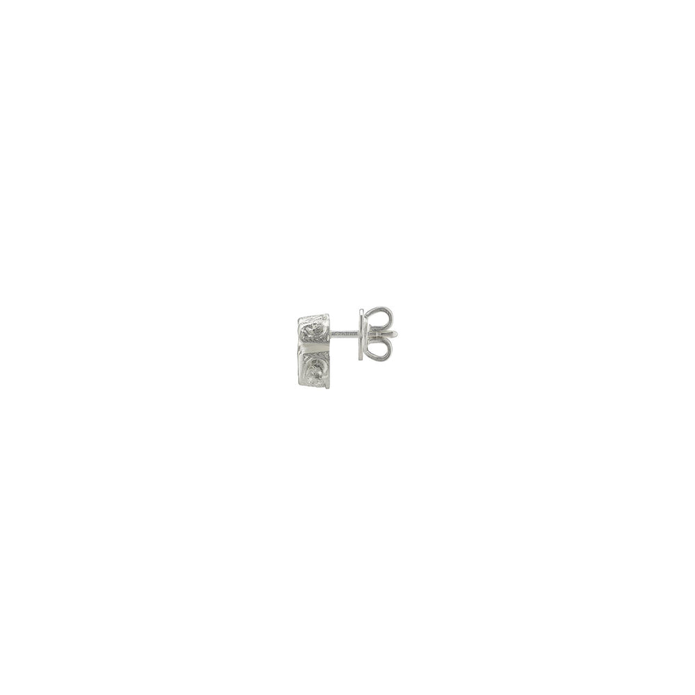 GG Marmont Silver Stud Earrings simple Pursuit