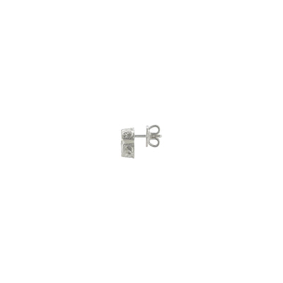 GG Marmont Silver Stud Earrings simple Pursuit
