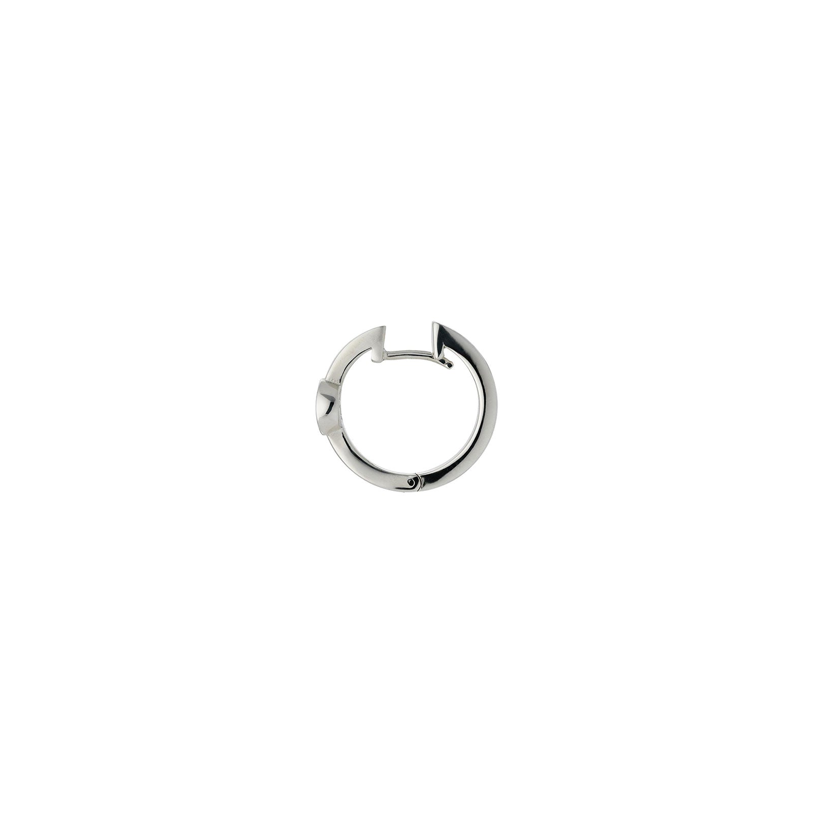 Gucci Interlocking Silver Hoop Earrings simple Pursuit