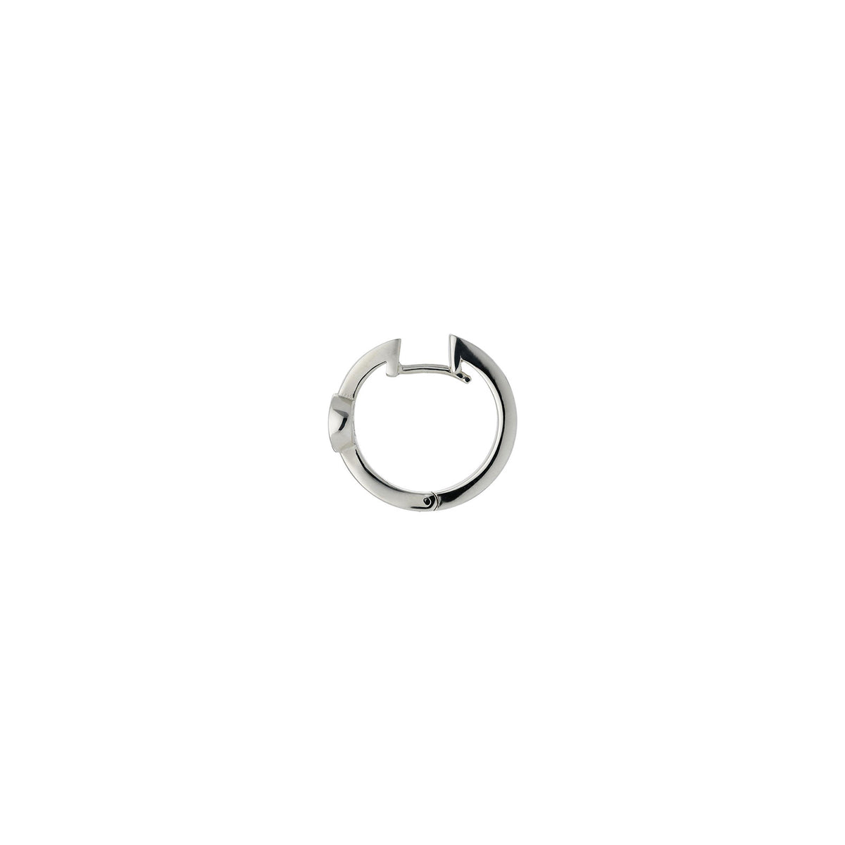 Gucci Interlocking Silver Hoop Earrings simple Pursuit