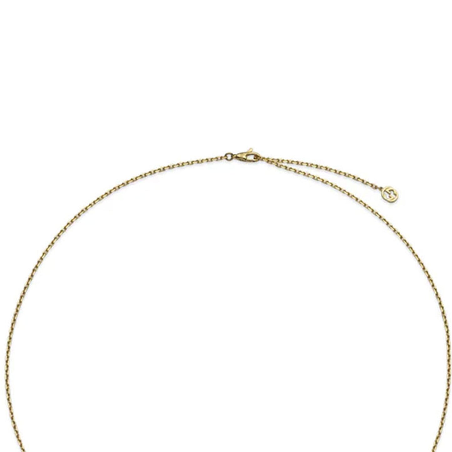 Gucci Interlocking 18ct Yellow Gold Onyx & Diamond Necklace simple Pursuit