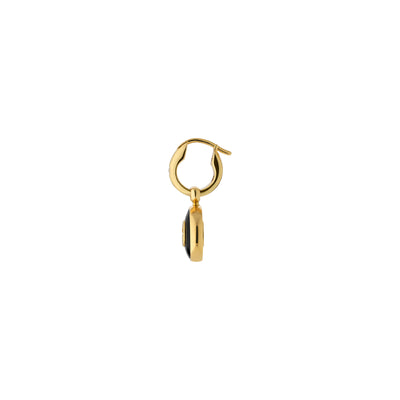 Gucci Interlocking 18ct Yellow Gold Hoop Earrings simple Pursuit